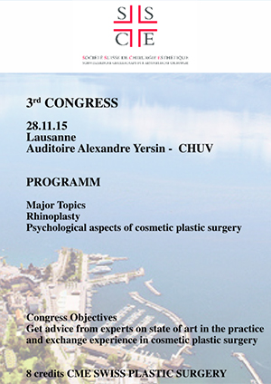 3° congresso della società Svizzera di Chirurgia Estetica